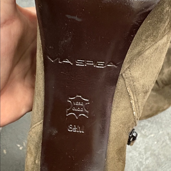 VIA SPIGA SUEDE LEATHER  PLATFORM ANKLE BOOTS - Picture 5 of 7